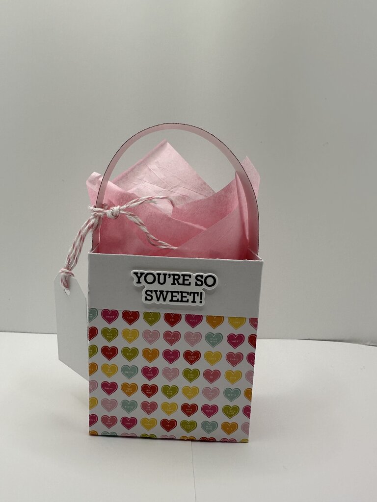 Mini Gift Bags - Conversation Hearts