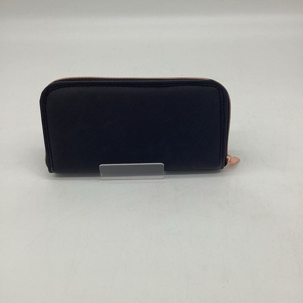 Zip Around Wallet- Charcoal
