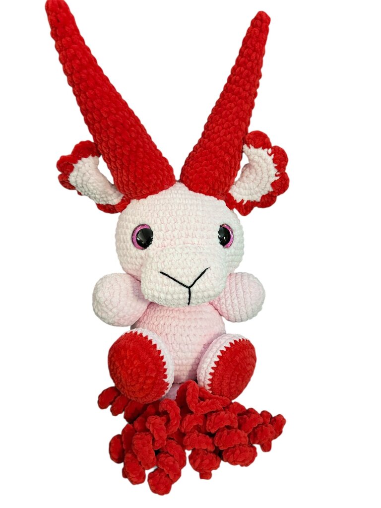 Crocheted valentines Baph plushie