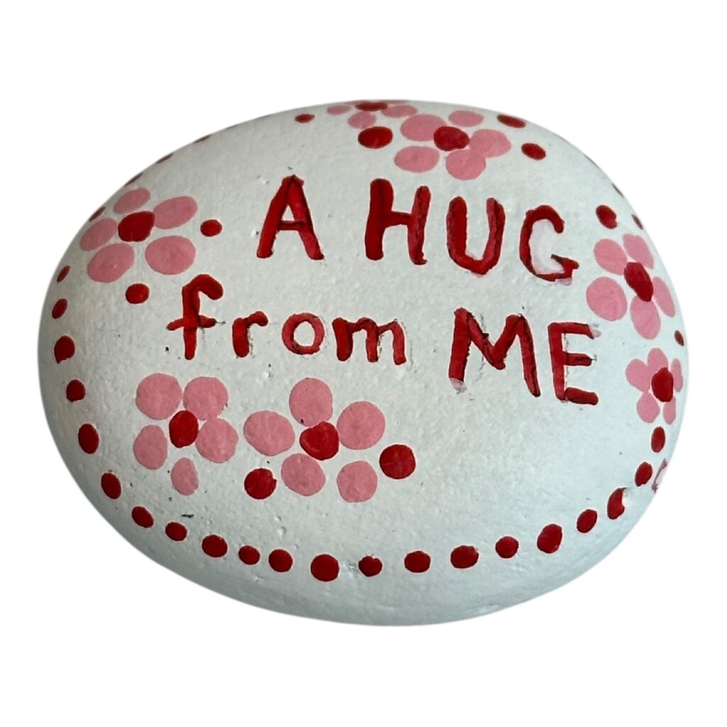 Rock-Sm-white-A Hug from Me