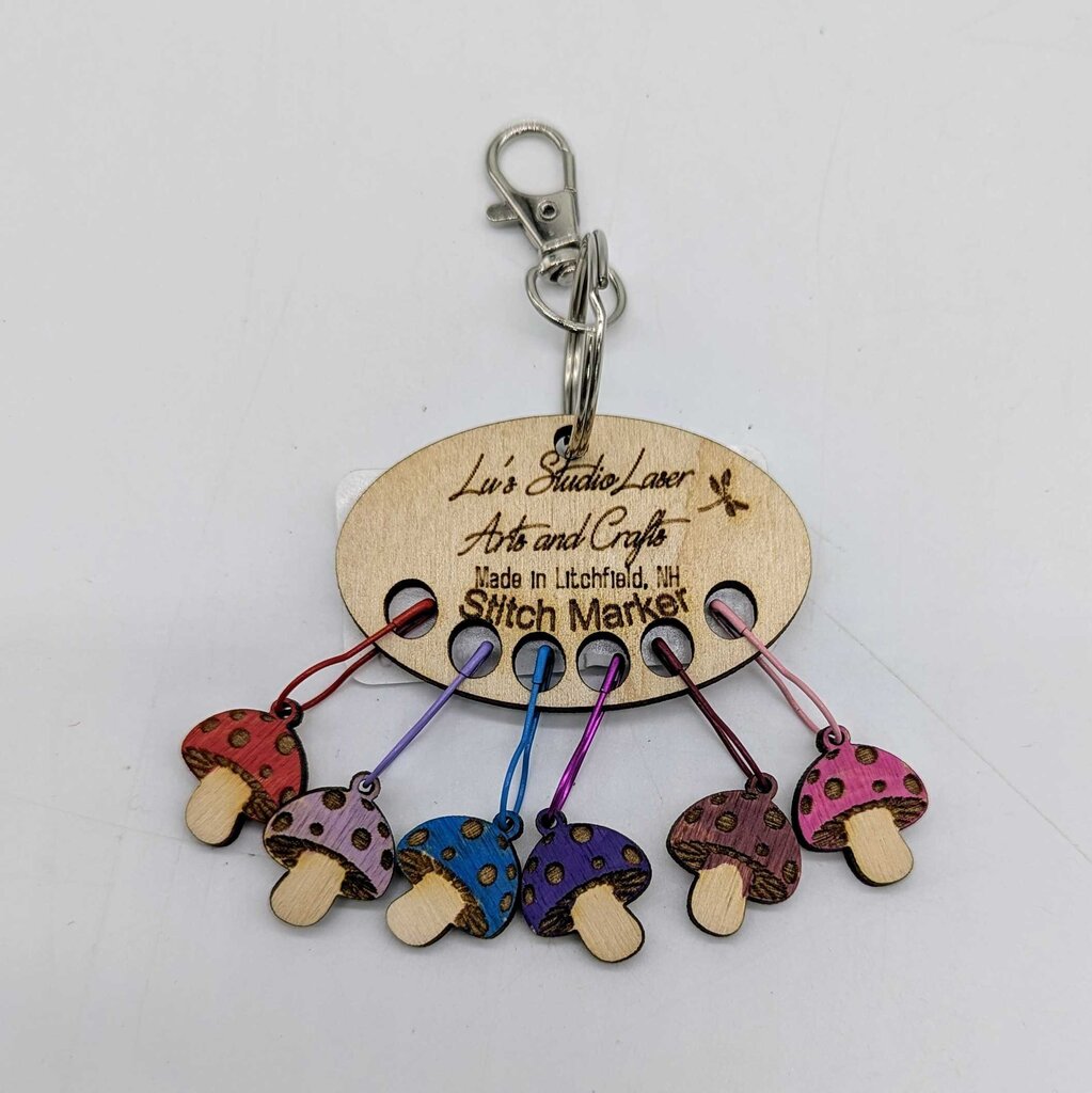 CT - Mushroom Stitch Marker