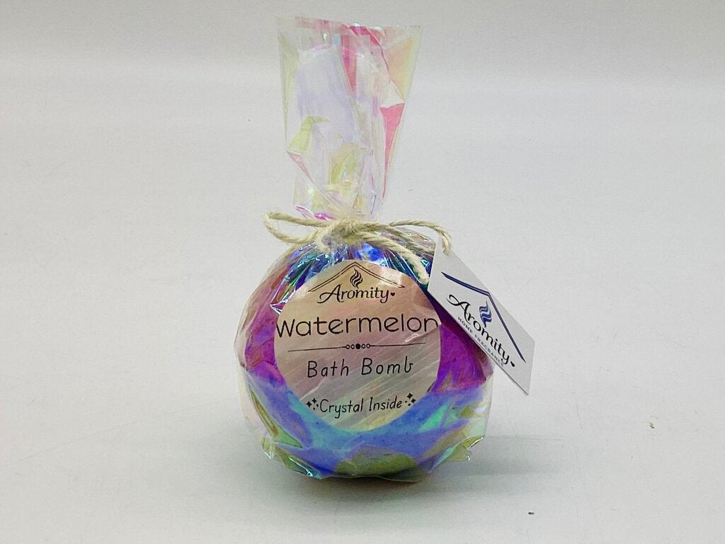 Juicy Watermelon - Suprise Mini Crystal Jumbo 10oz Bath Bomb