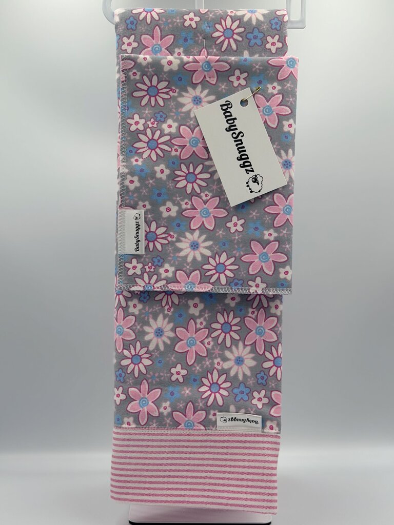 Baby Blanket with Matching Burp Cloth