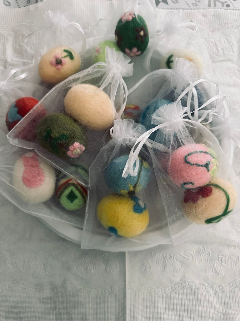 Felted Easter Eggs
