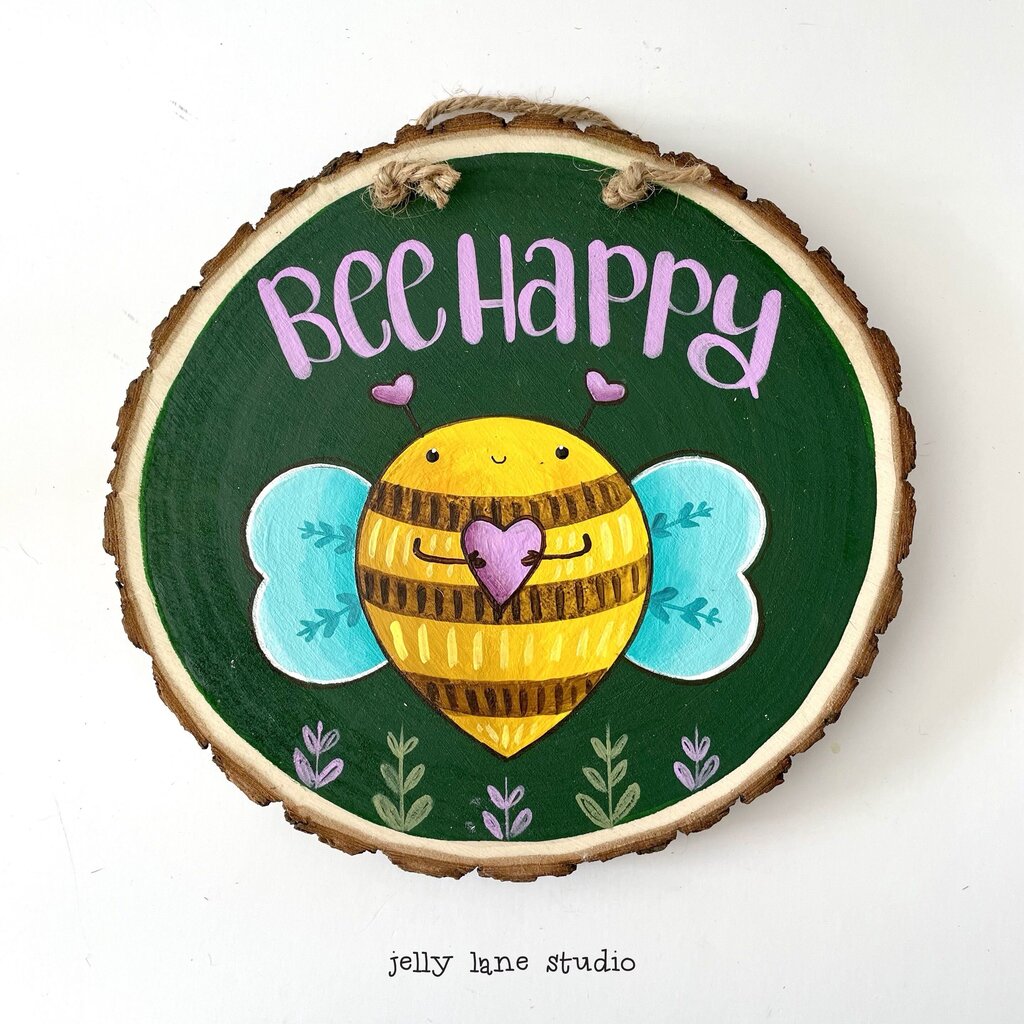 BEE HAPPY WOODSLICE