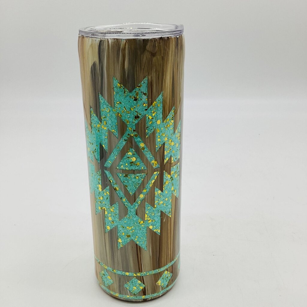 Aztec handled tumbler