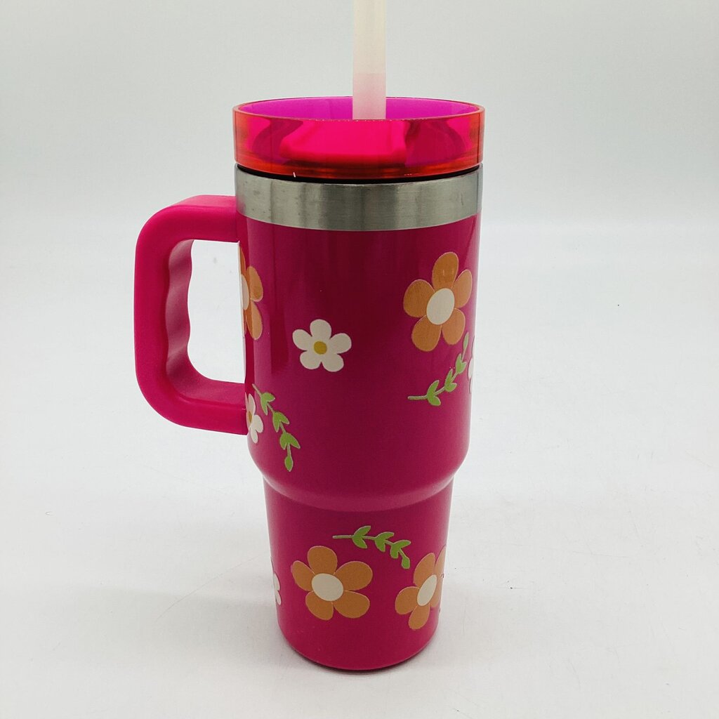 18oz flower power tumbler
