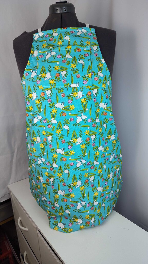 Adult Apron Bunnies in the Garden