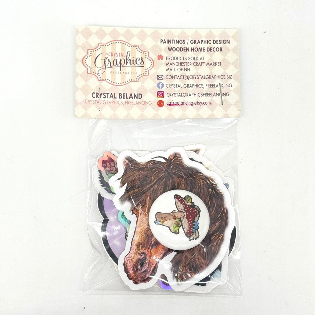 Mystery sticker packs
