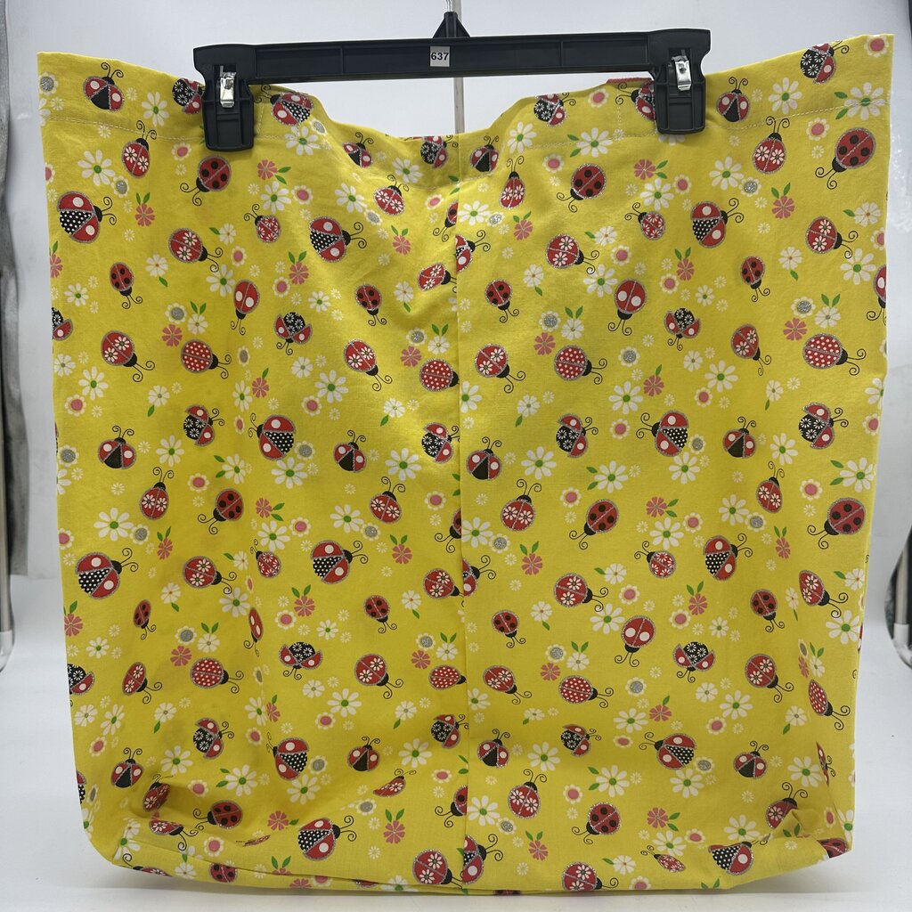 Everything Goes Bag-Beetles on Yellow 20.5"x21"
