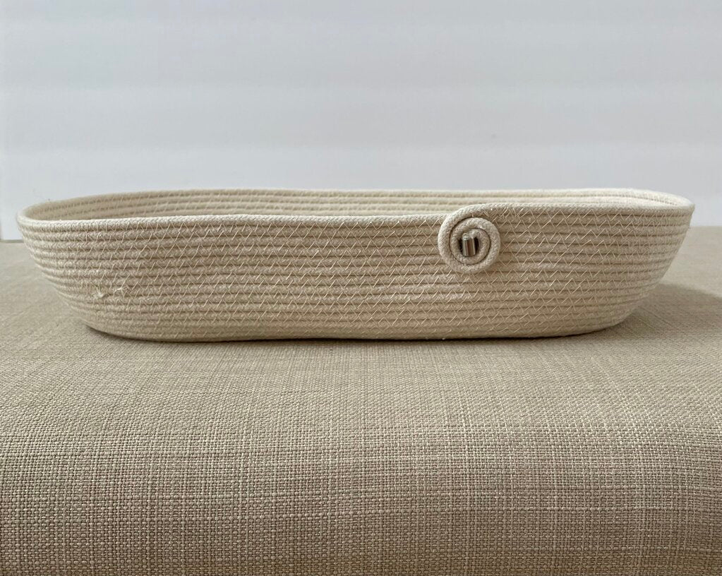 12" Rope Basket Oval