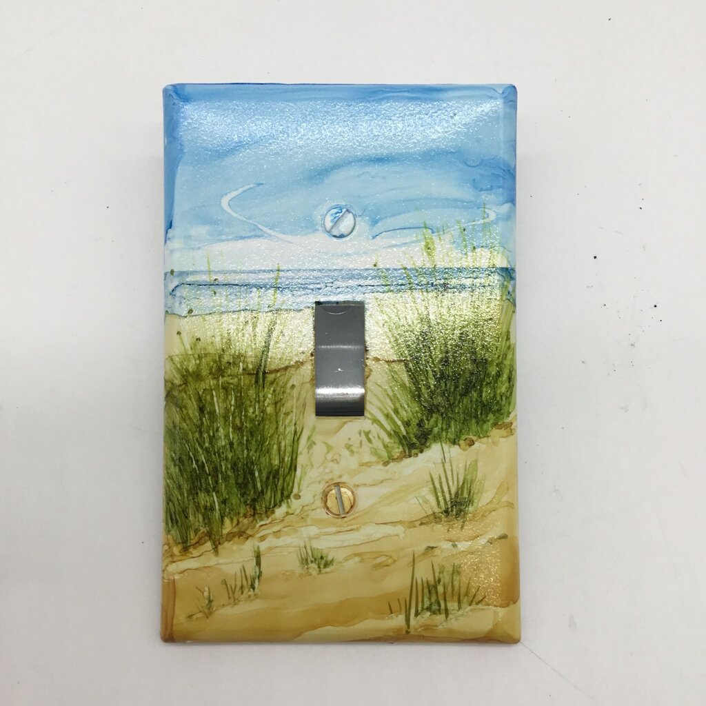 Single Light Switch- Sand Dune&Grasses