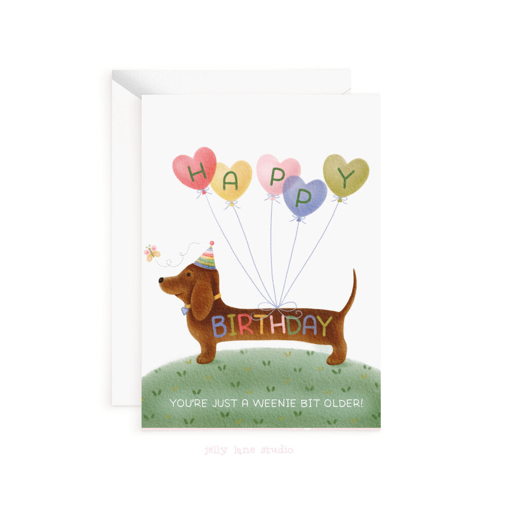 WEENIE BIT OLDER CARD