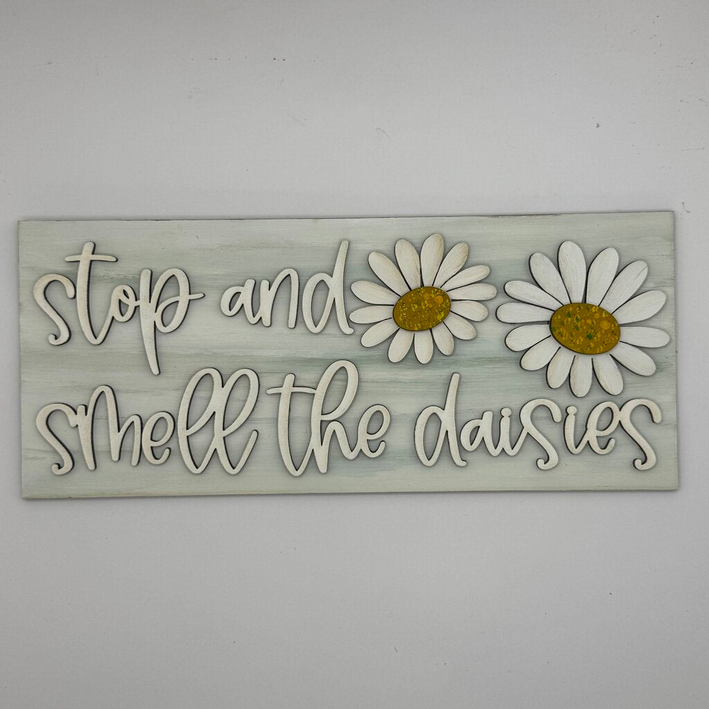 Stop and Smell the Daisies Interchangeable Frame Insert