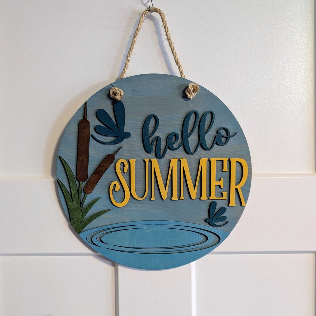 HD - Door Sign - Hello Summer