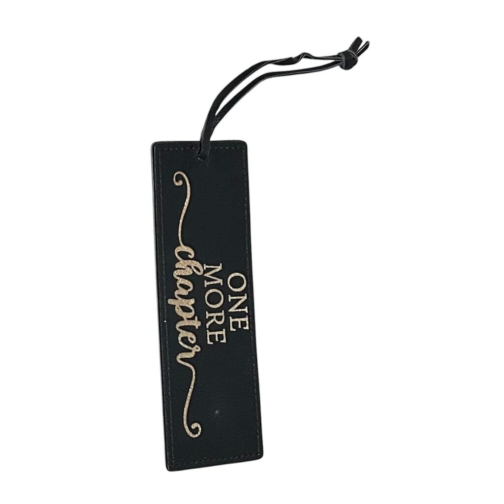Black Leather Bookmark One More Chapter