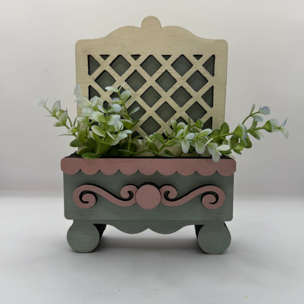 Cottage Cabinet Garden Lattice Drawer