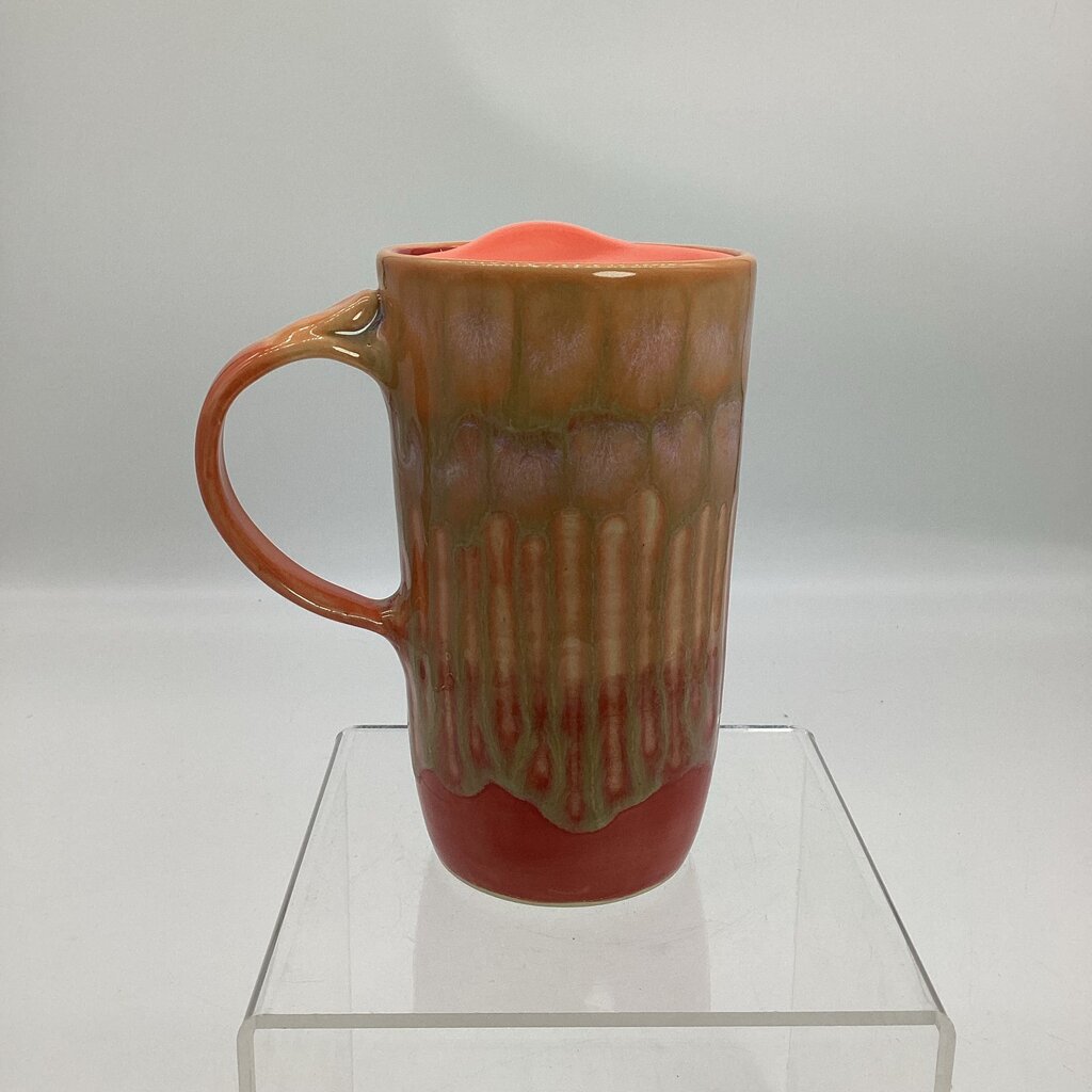 Travel Mug- Coral/Orange FP