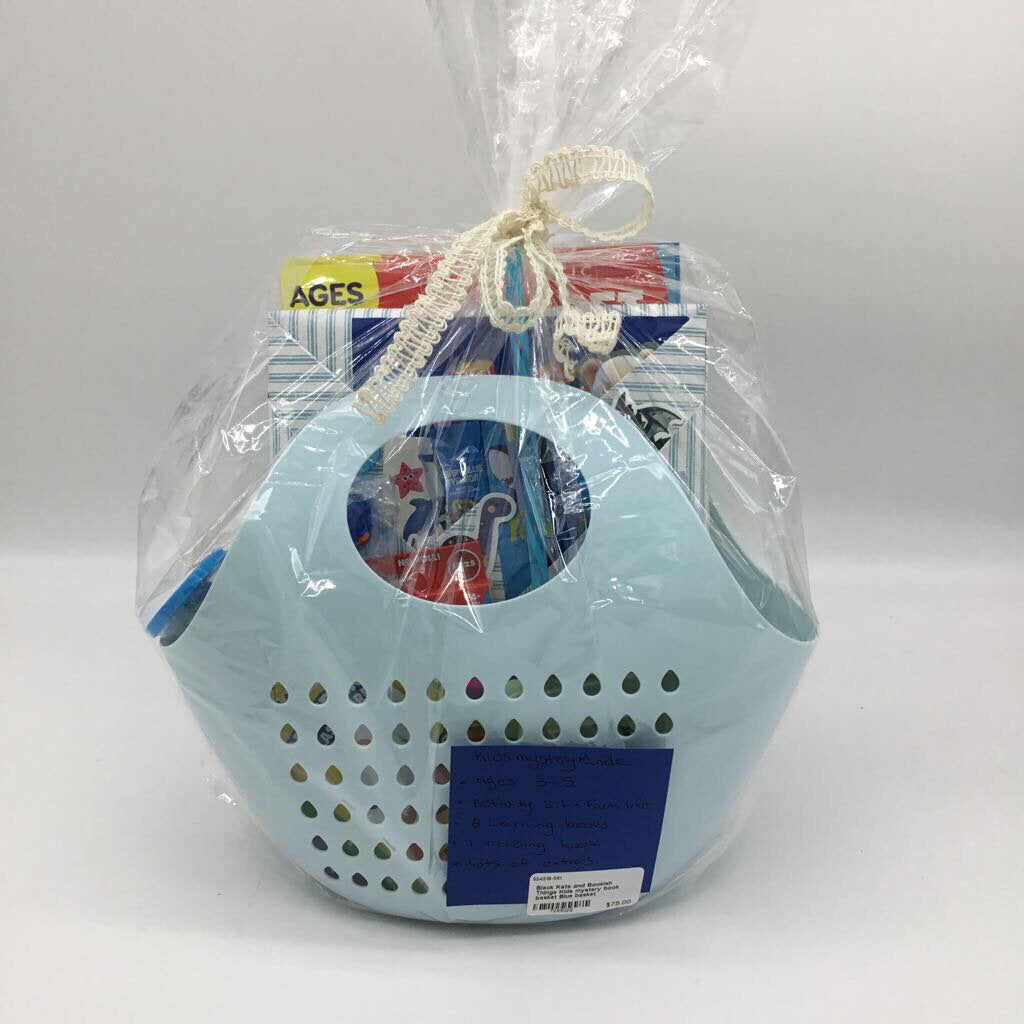 Kids mystery book basket