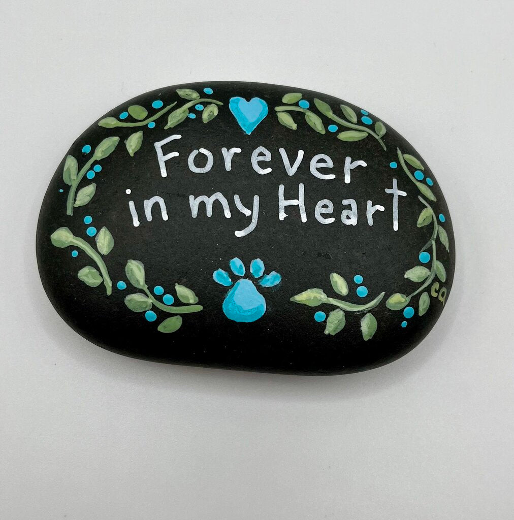 Rock Large black-"Forever in my heart"