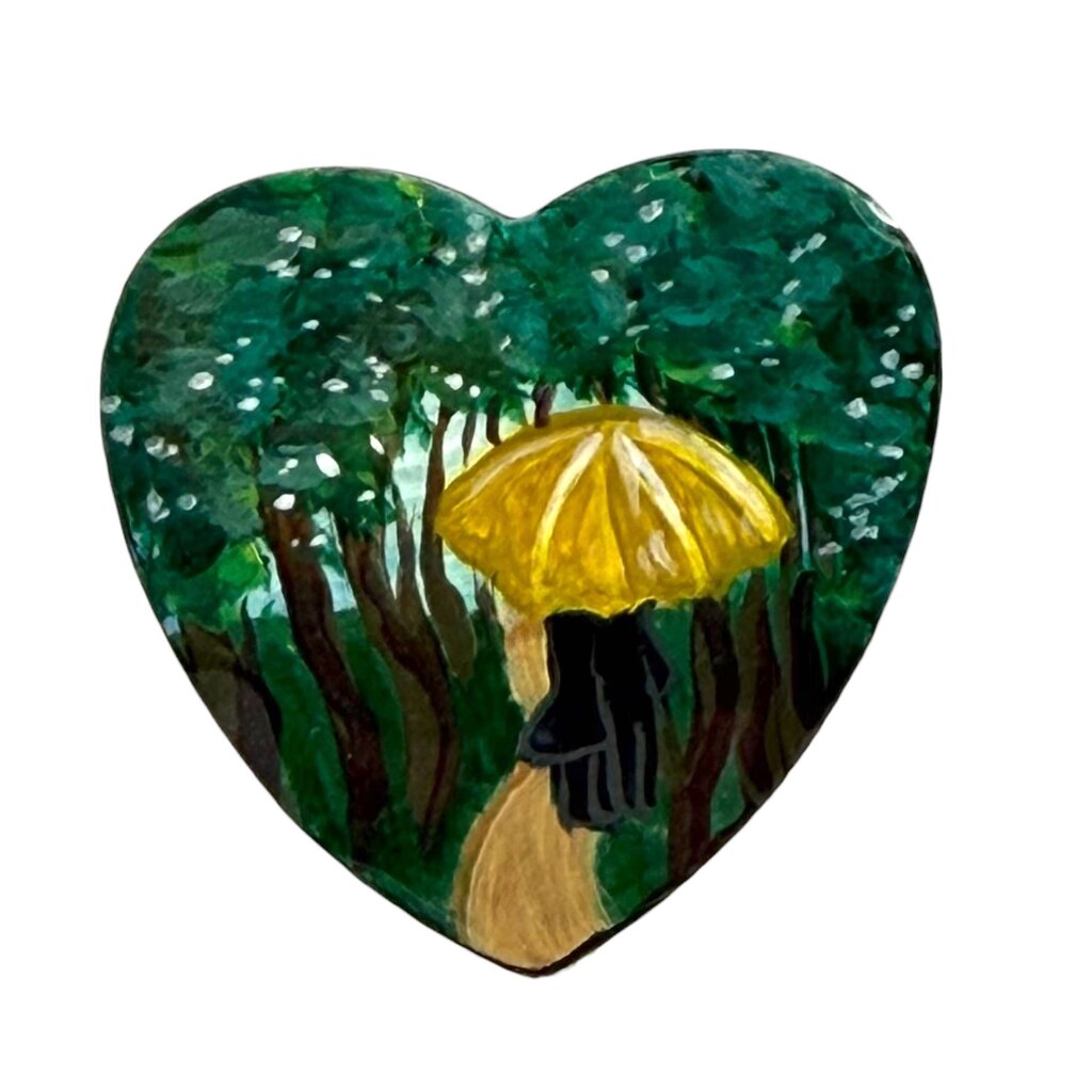 Umbrella walk Heart