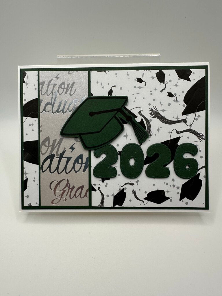 2026 Graduation Card Green