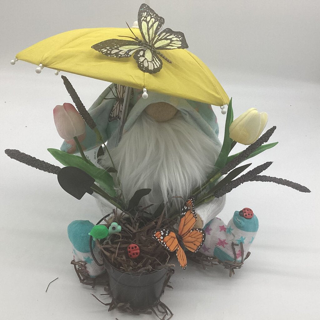medium tulip gnome with umbrella