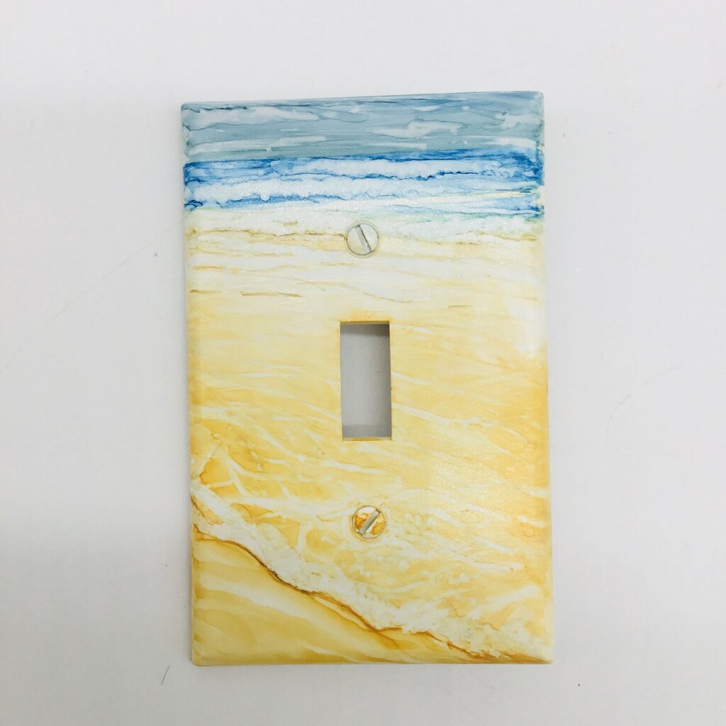Light Switch Plate-Beach Foam