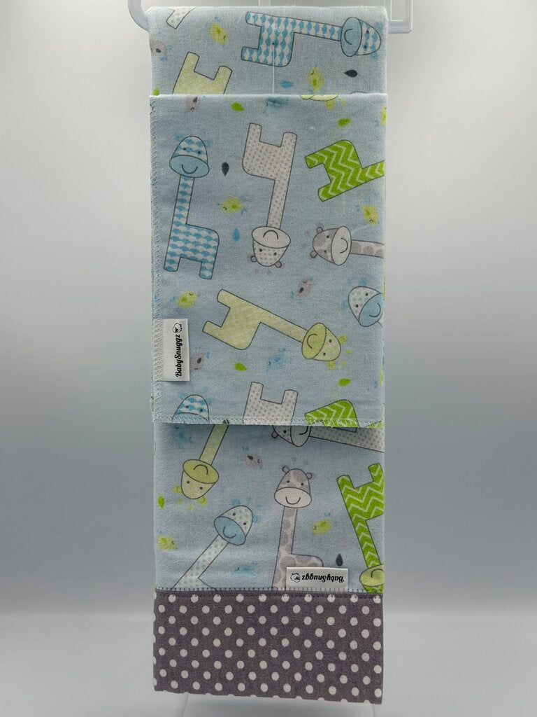 Baby Blanket with Burp Cloth Set