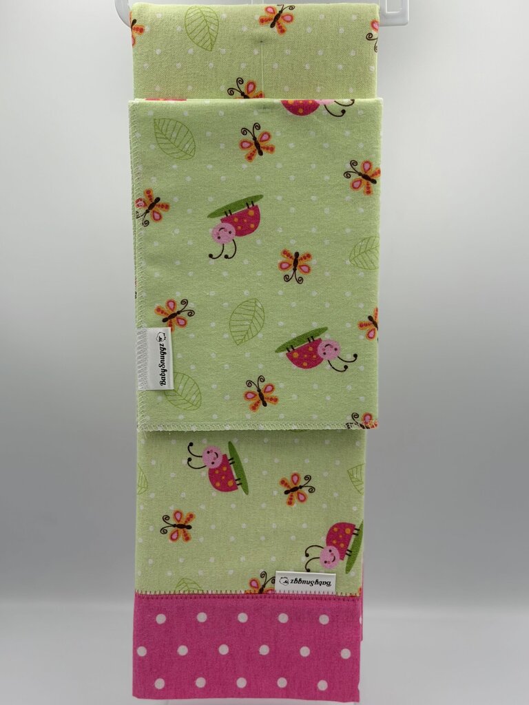 Baby Blanket with Burp Cloth Set