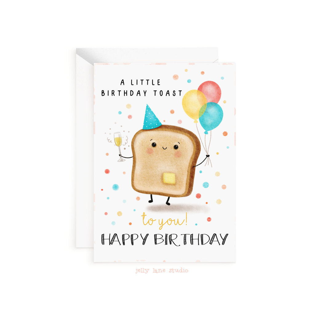 BIRTHDAY TOAST CARD