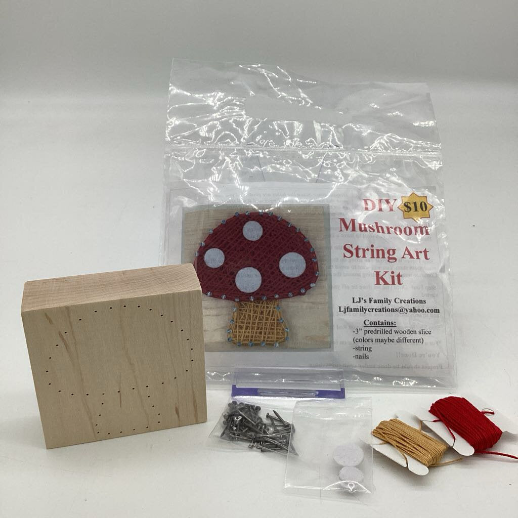 DIY String Art Mushroom Kit