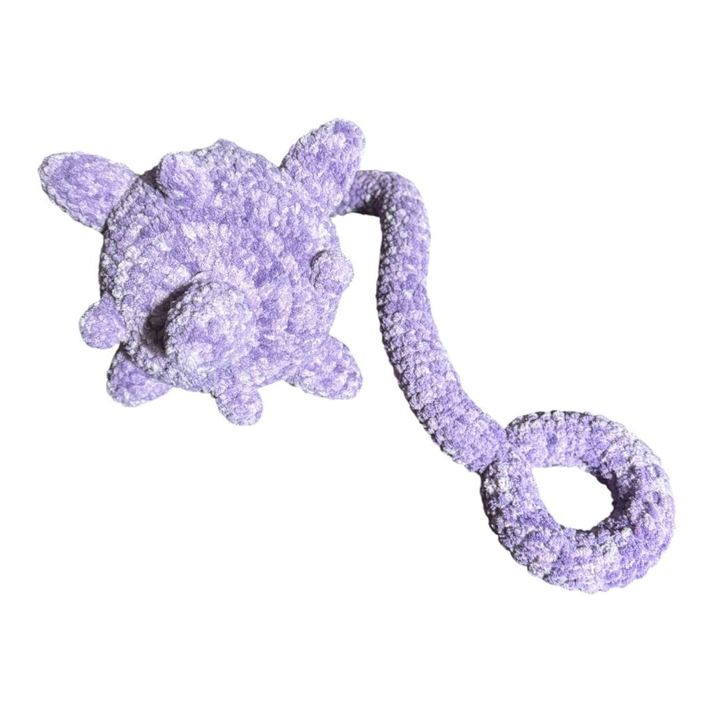 Crocheted mace plush