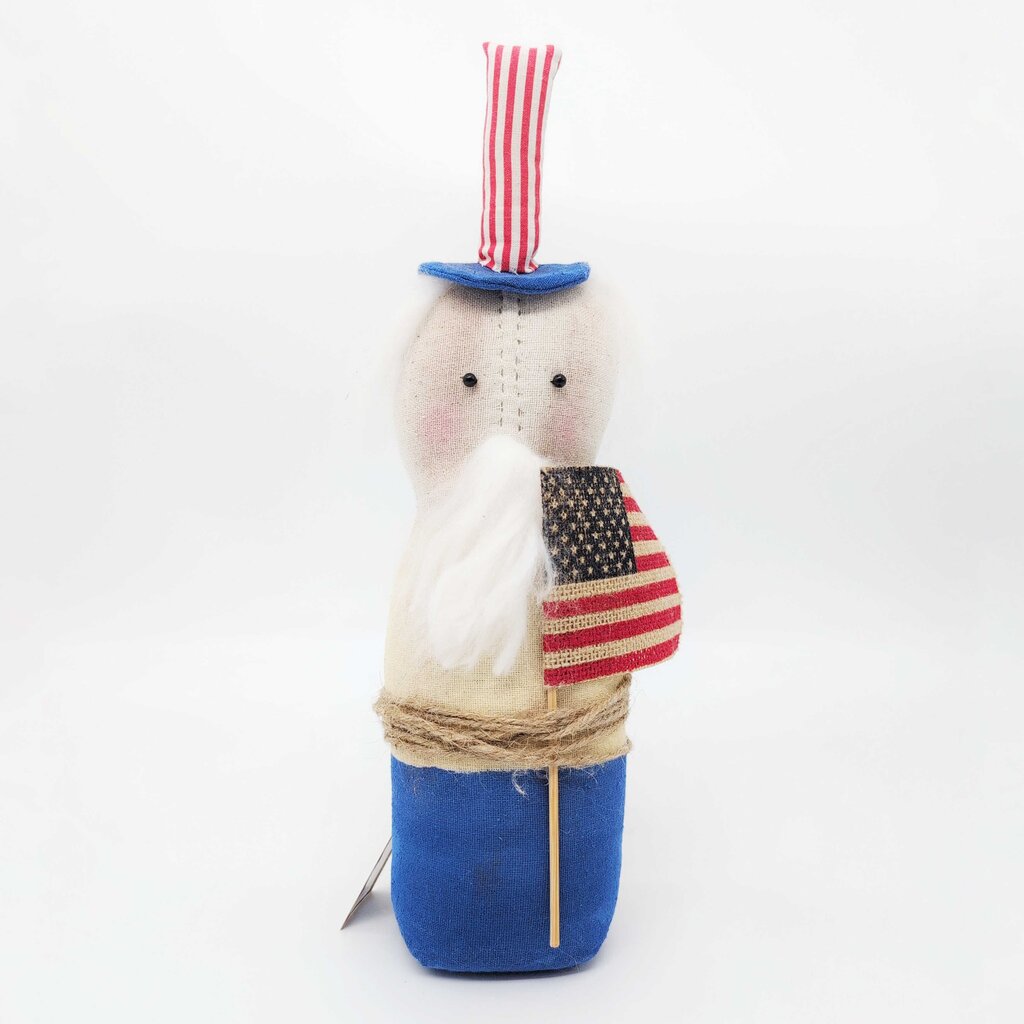 Uncle Sam Stump Doll