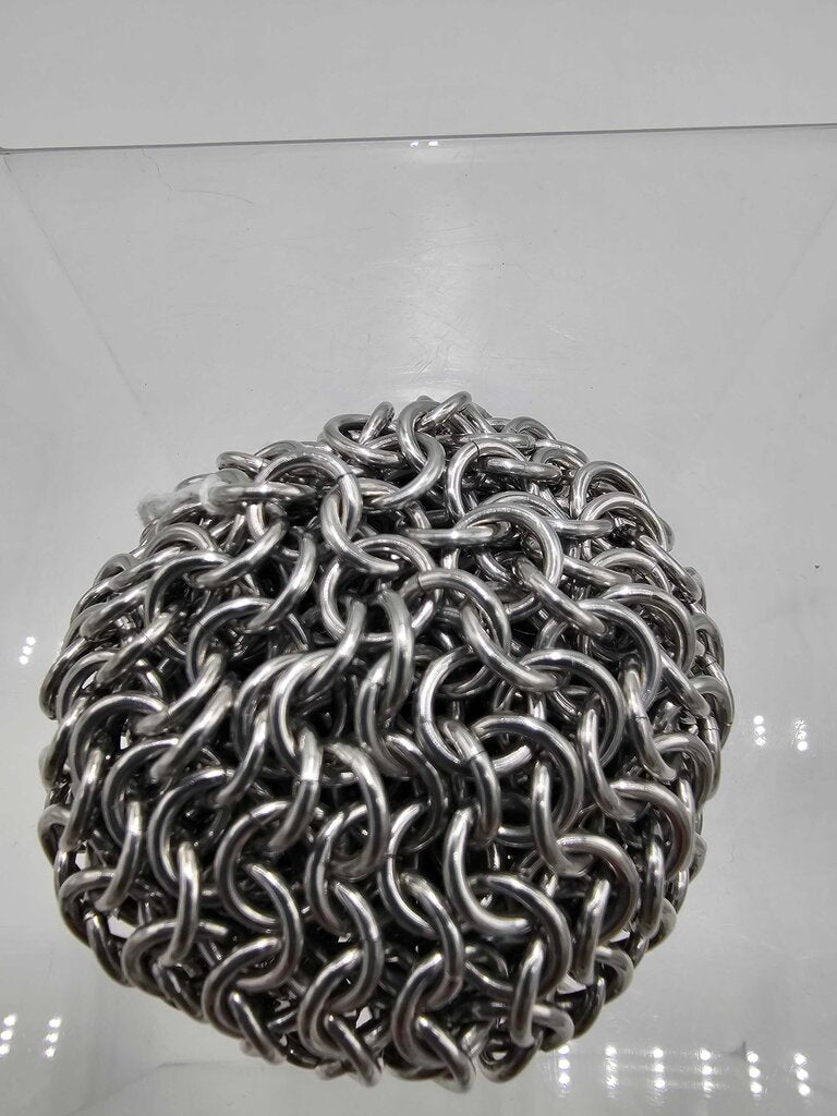 Silver juggling ball/foot bag - aluminum, 2 ounce