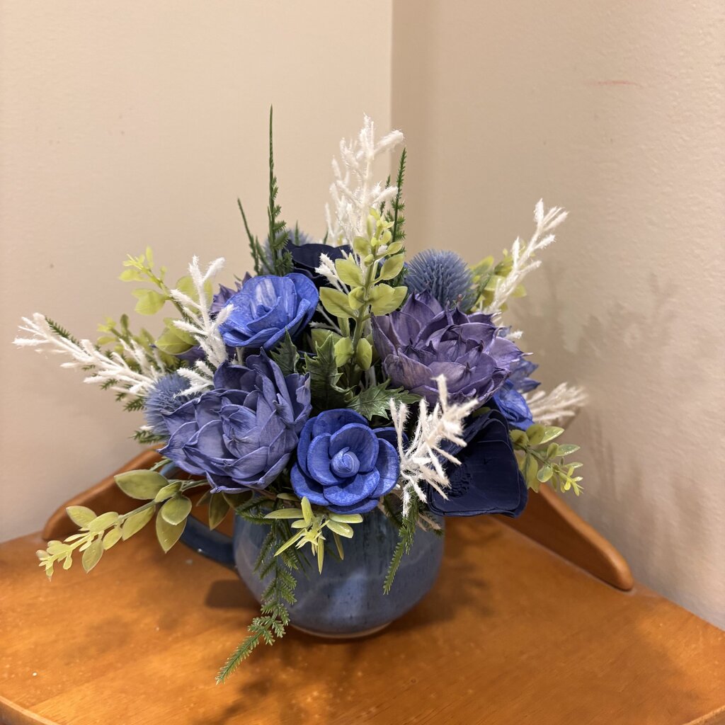 Blue cup