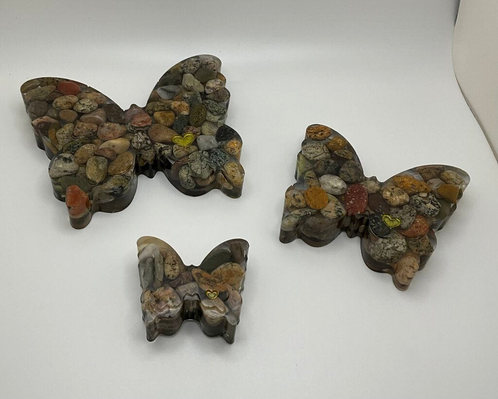 Resin-Butterfly Trio
