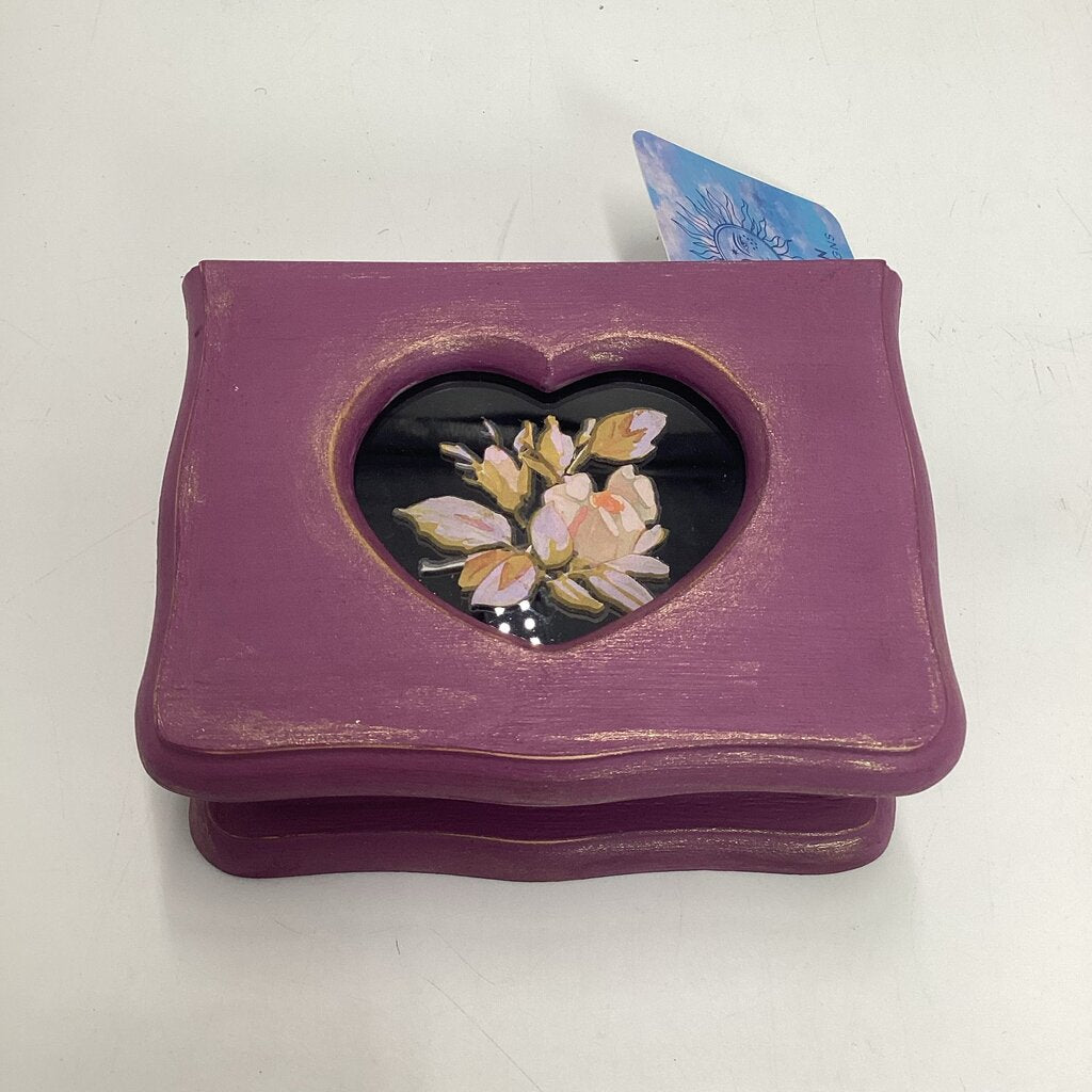 Purple Heart Jewelry Box