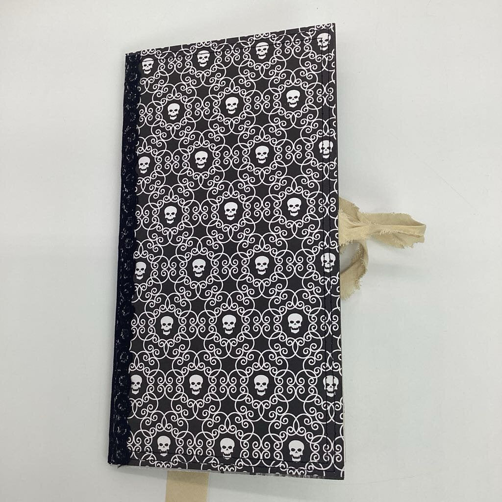 Skulls handmade junk journal
