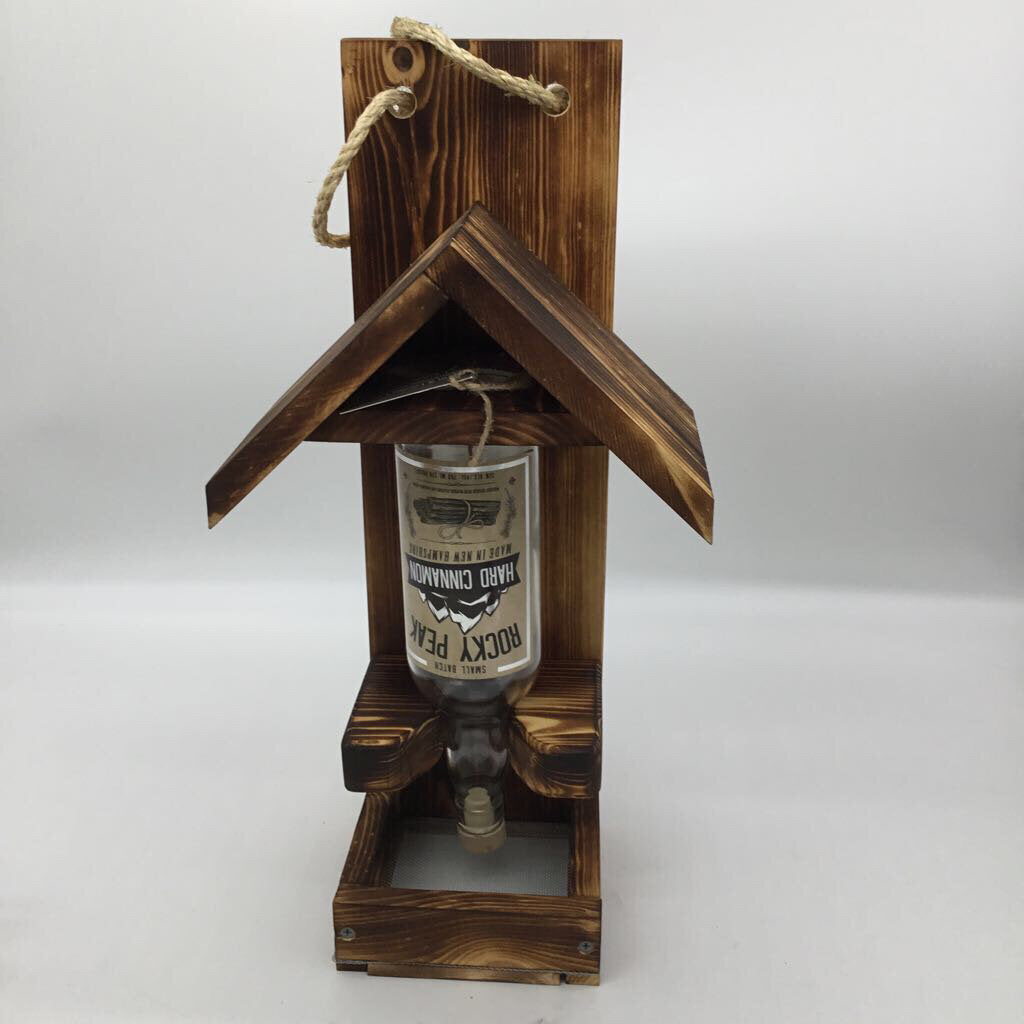 Whiskey Bottle Birdfeeder-Rocky Peak
