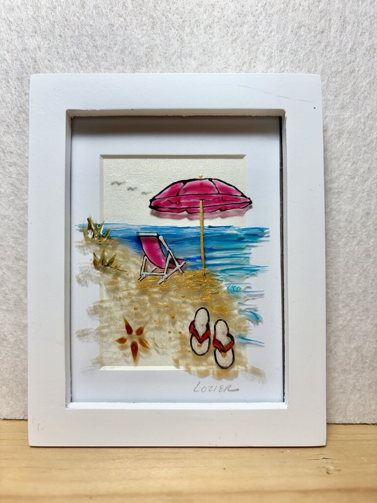 Beach mini frame pinks