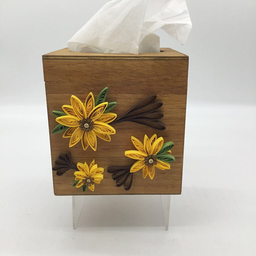 Sunflower Tissue Box