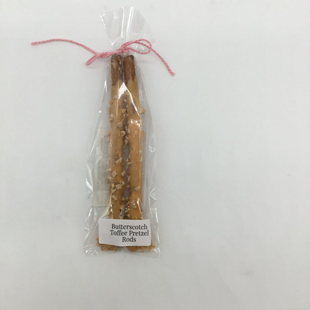 Butterscotch Toffee Pretzel Rods