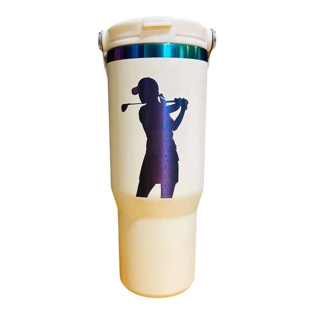 30 oz Golfer Woman Cream Multi