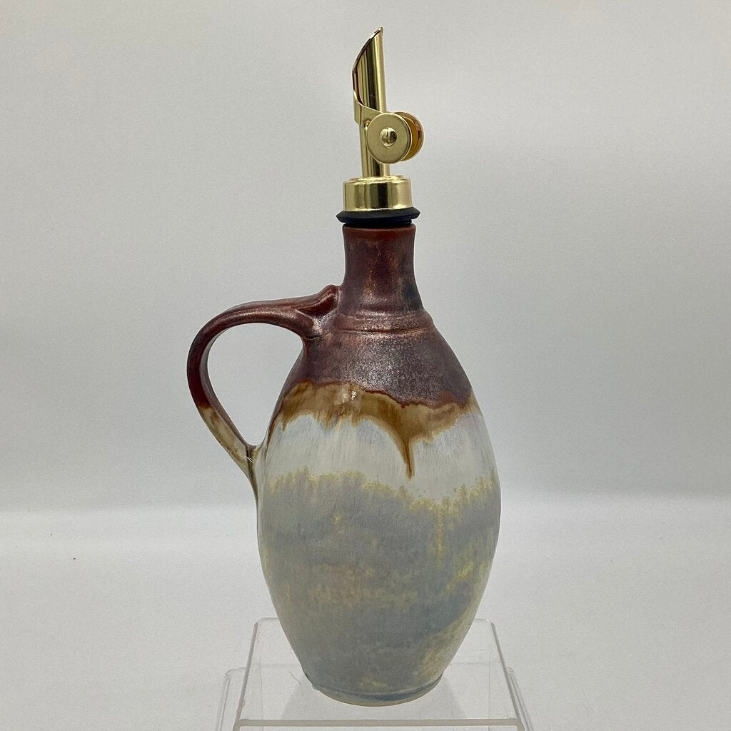 Oil Cruet- Copper/Pearl