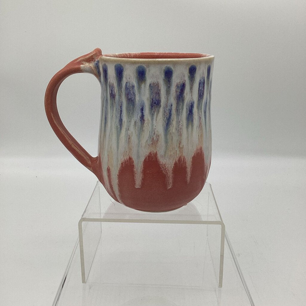 Mug-Rose/Purple Peacock