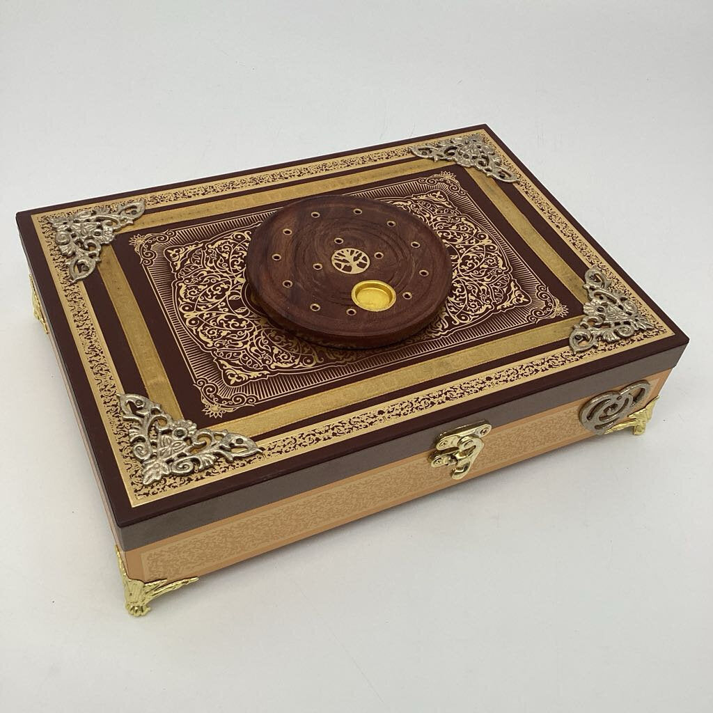 Golden Brown Incense Box
