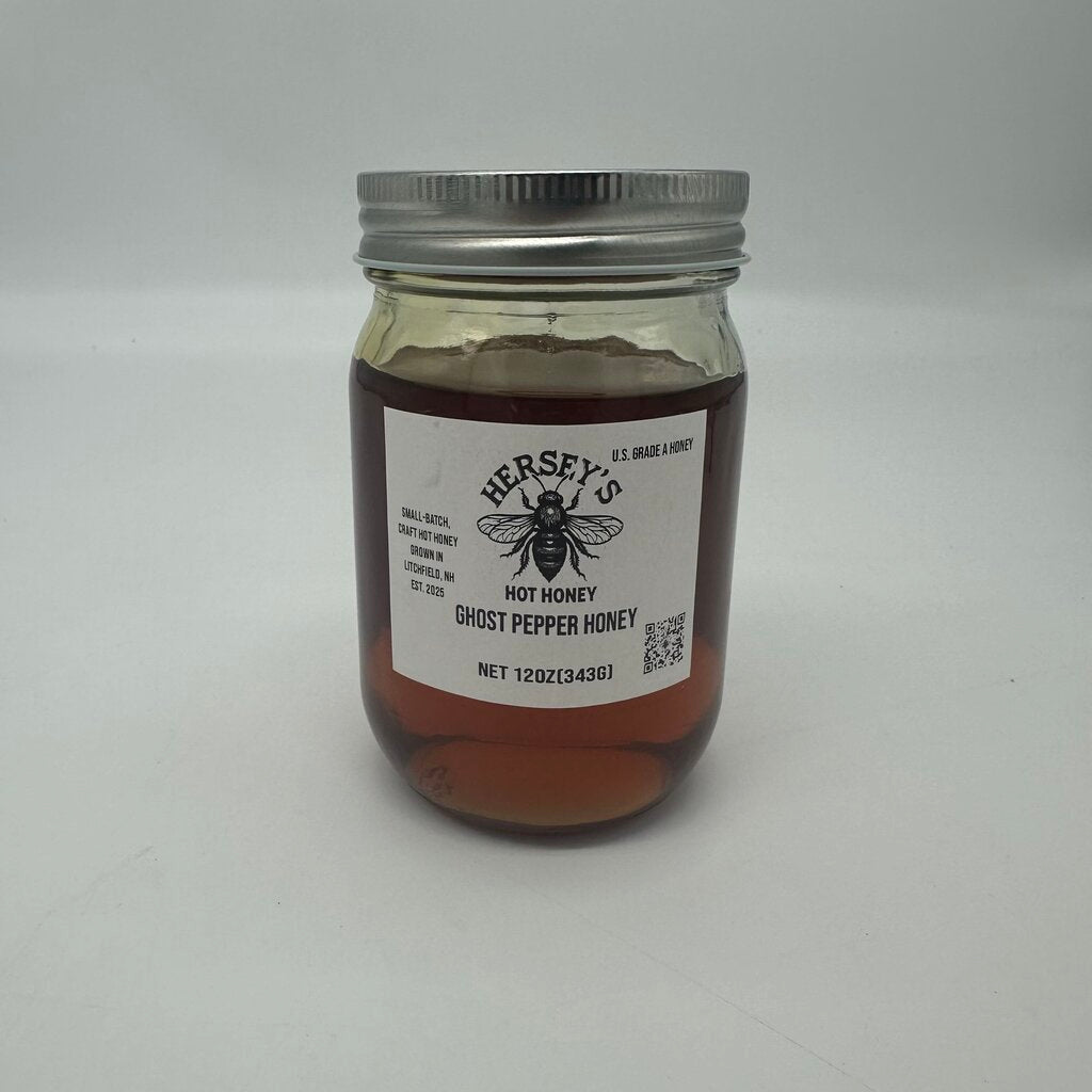 Hersey's Hot Honey Ghost Pepper - 12 oz glass jar