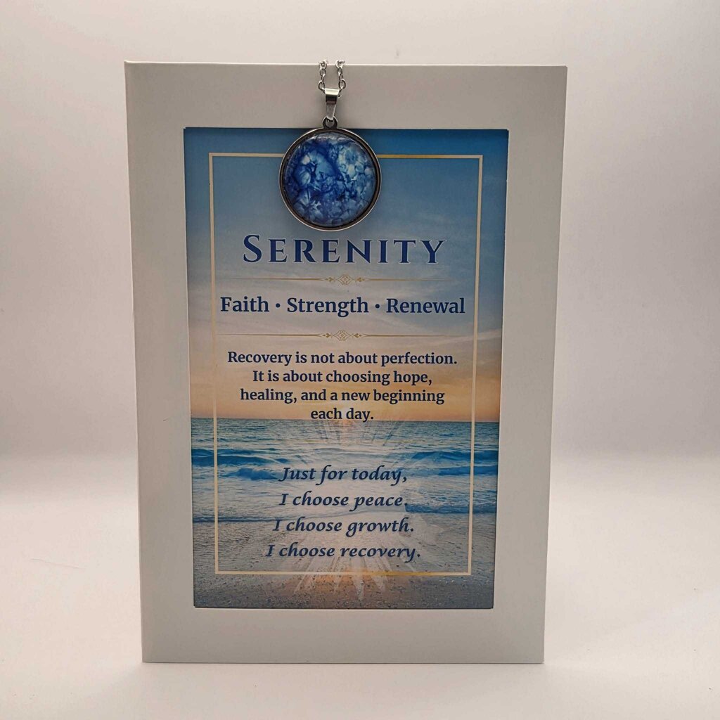 Serenity Pendant Card Gift Set - Faith, Strength and Renewal
