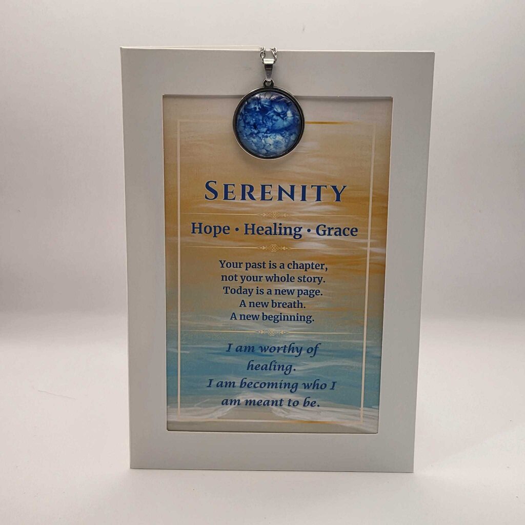 Serenity Pendant Card Gift Set - Hope, Healing and Grace